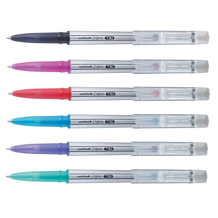 Uniball Erasable Pens Assorted Colors | Black, Red,  Violet, Pink, Sky Blue and Green