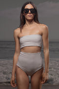 Vicent Top - Cream Ticking Stripe - Heidi Merrick