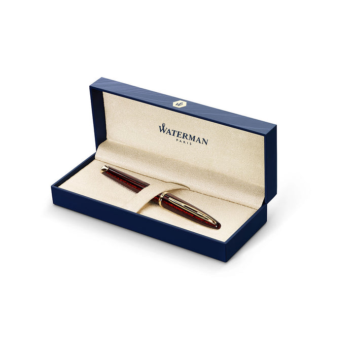 Waterman Carene Amber Shimmer Fountain Pen 18K Solid Gold Nib Fine S0700860  Waterman Fountain Pens