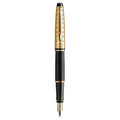 Waterman Expert Deluxe Opera Collection Black Gold Trim Fountain Pen - Medium 2225138 Gift Box
