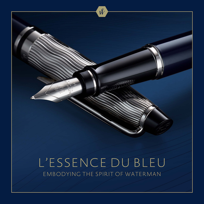 Waterman Expert Fountain Pen Fine L'essence du Bleu Gift Box 2166426
