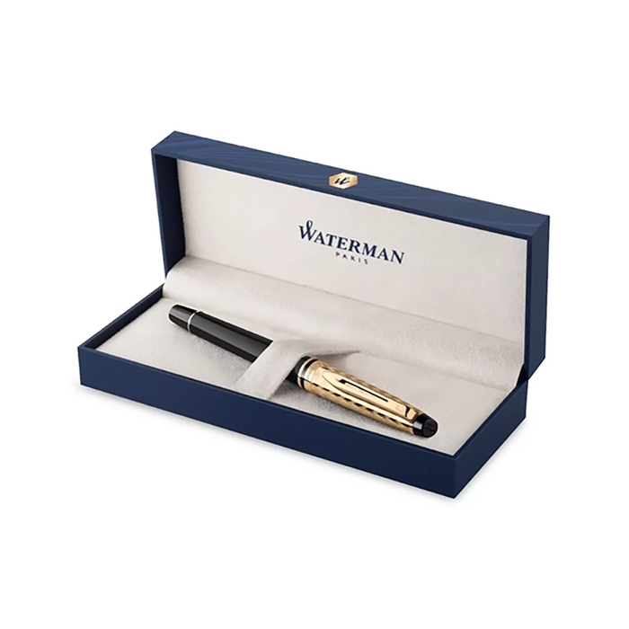 Waterman Expert Opera Rollerball Special Edition Deluxe Black Gold Trim 2225139