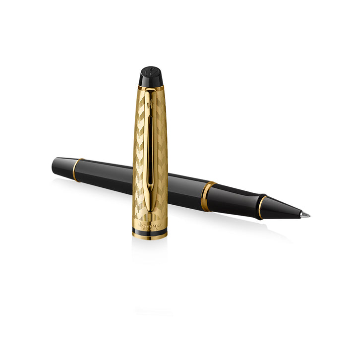 Waterman Expert Opera Rollerball Special Edition Deluxe Black Gold Trim 2225139