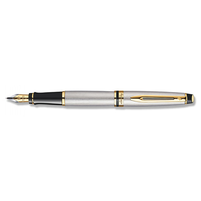 Waterman Expert Stainless Steel GT Fine Fountain Pen  Waterman Fountain Pens