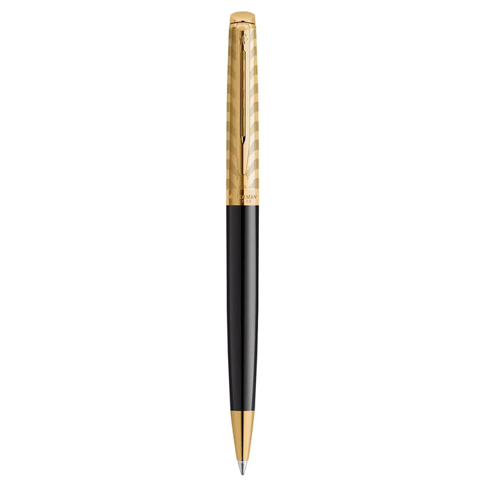 Waterman Hémisphére Opera Deluxe Black Gold Trim Ballpoint Pen 2225137