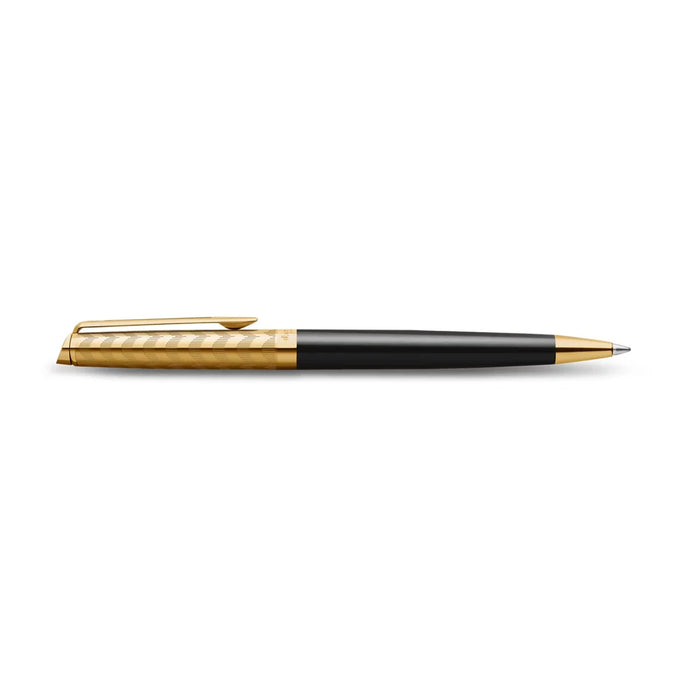 Waterman Hémisphére Opera Deluxe Black Gold Trim Ballpoint Pen 2225137