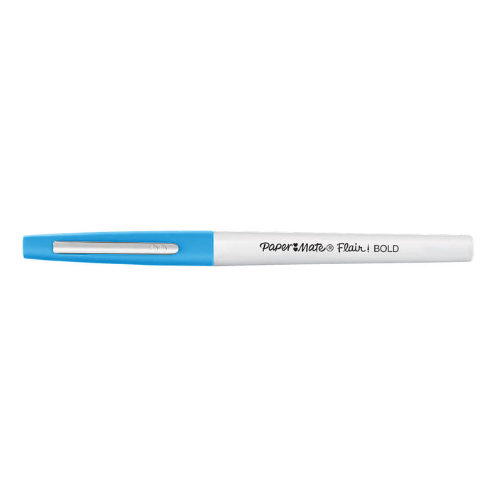 Paper Mate Flair Sky Blue Bold 1.2mm Tip Felt Tip Pen  Paper Mate Felt Tip Pen