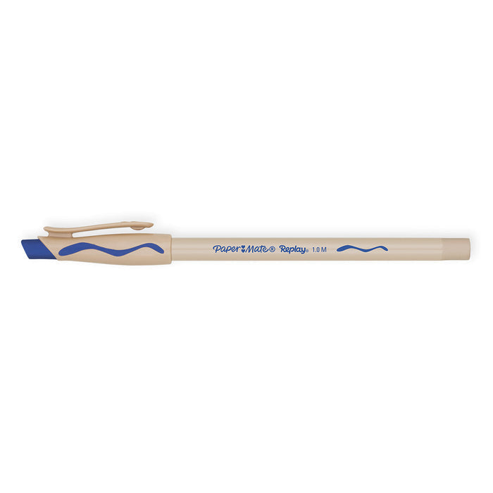 Wholesale Paper Mate Replay Erasable Blue Ink Pens Medium Bulk Pack of 100  Paper Mate Ballpoint Pens