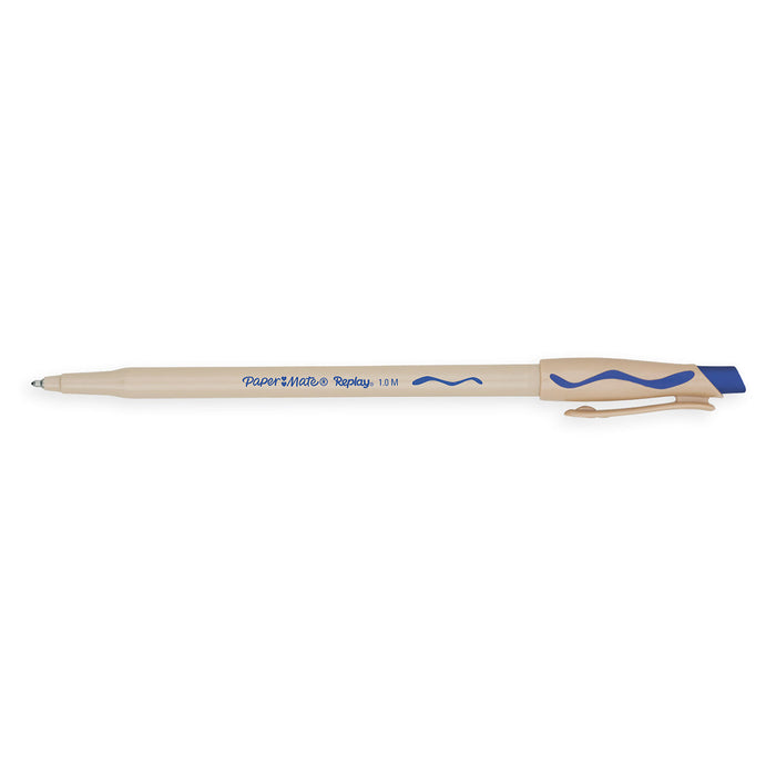 Wholesale Paper Mate Replay Erasable Blue Ink Pens Medium Bulk Pack of 100  Paper Mate Ballpoint Pens