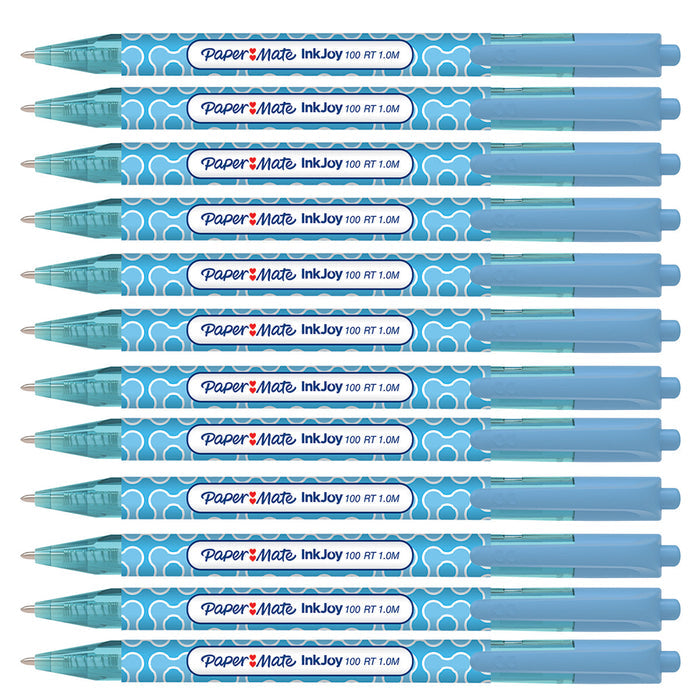 Wholesale Papermate Inkjoy Turquoise Ink Pen Retractable 100 RT Bubble Design Bulk Pack of 120  Paper Mate Ballpoint Pen