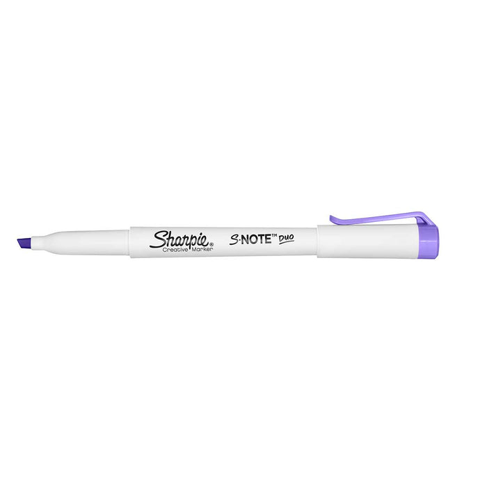 Sharpie S-Note Duo Grape Creative Marker - PensAndPencils.Net