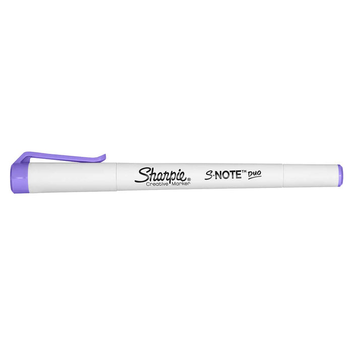 Sharpie S-Note Duo Grape Creative Marker - PensAndPencils.Net