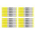 Yellow Sharpies Ultra Fine Point Permanent Markers Pack of 24