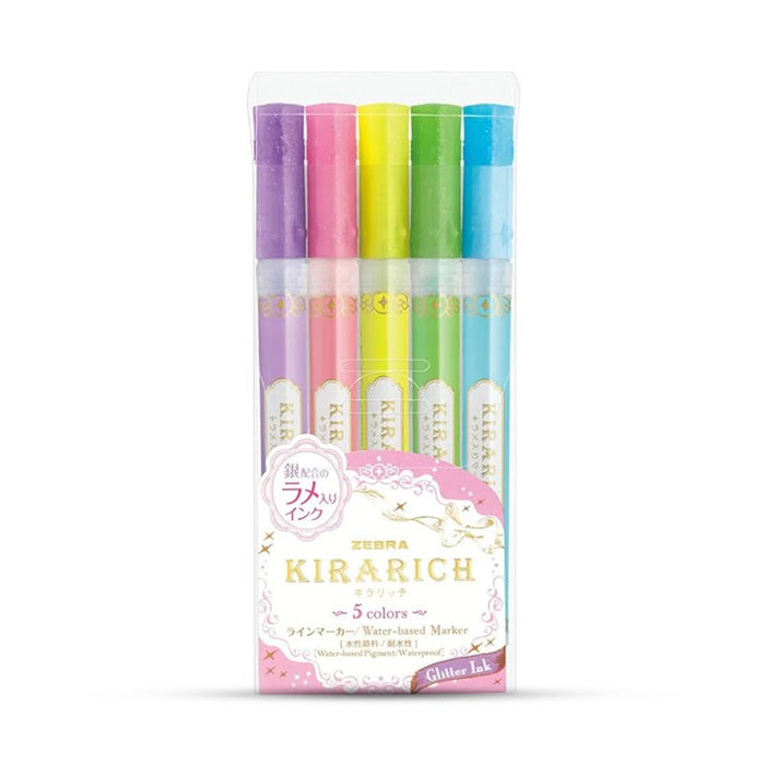 Zebra Kirarich Highlighter Set