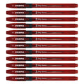 Zebra Z Grip Basics Red Ballpoint Pen, Latex Free, Ultra Glide Advanced Ink Dozen  Zebra Ballpoint Pen